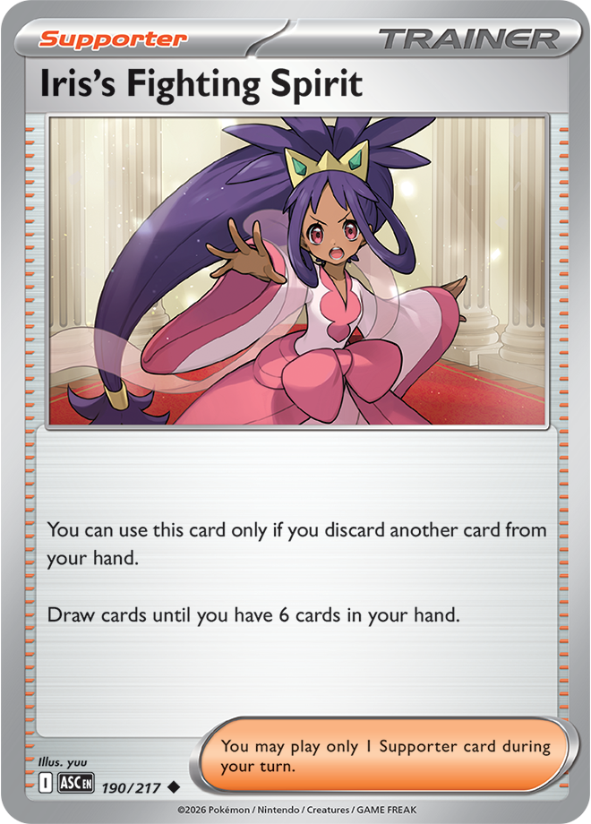 Mega Evolution - Ascended Heroes 190/217 Iris’s Fighting Spirit