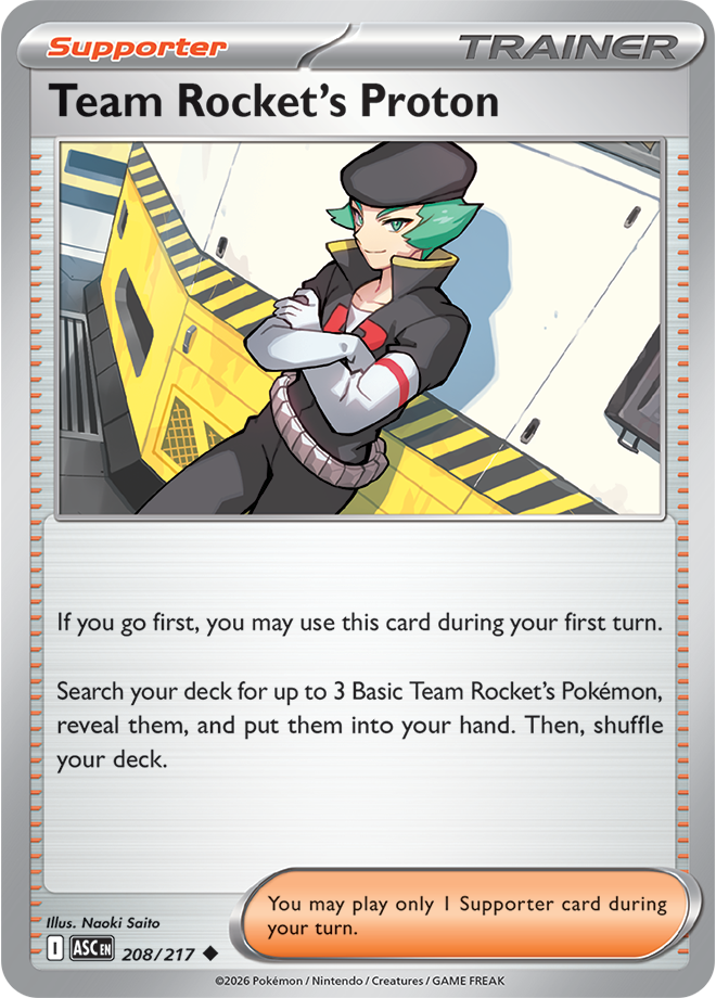Mega Evolution - Ascended Heroes 208/217 Team Rocket’s Proton Reverse Holo
