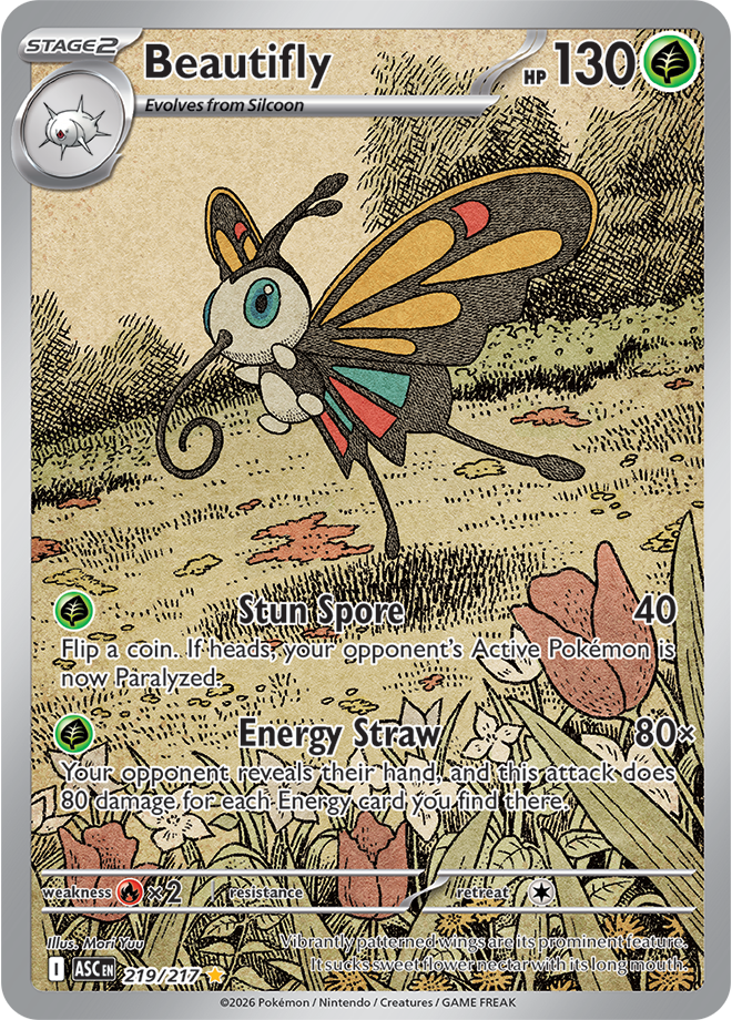 Mega Evolution - Ascended Heroes 219/217 Beautifly