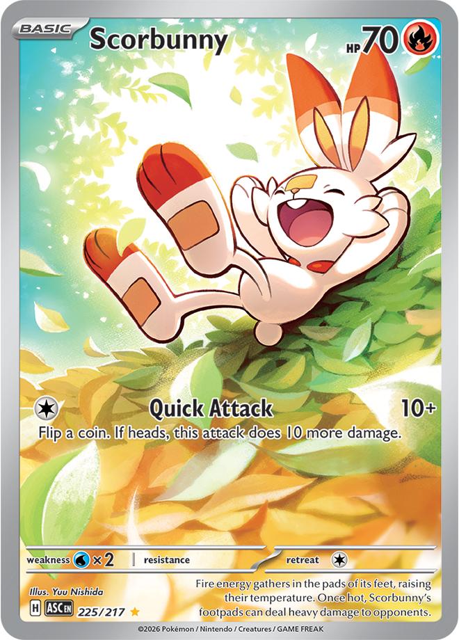 Mega Evolution - Ascended Heroes 225/217 Scorbunny