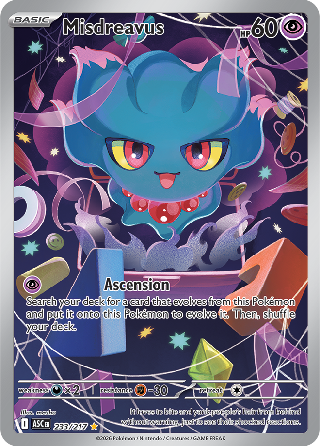 Mega Evolution - Ascended Heroes 233/217 Misdreavus