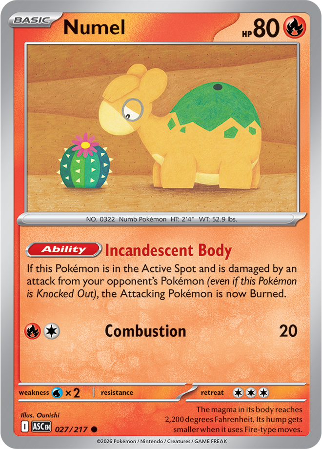 Mega Evolution - Ascended Heroes 027/217 Numel