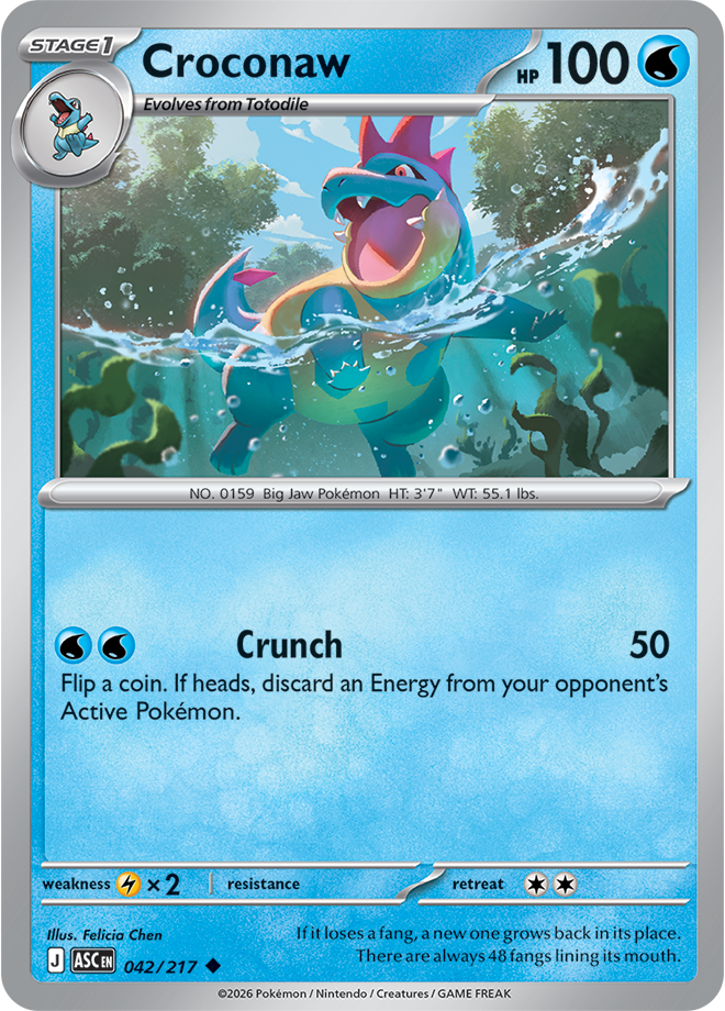 Mega Evolution - Ascended Heroes 042/217 Croconaw