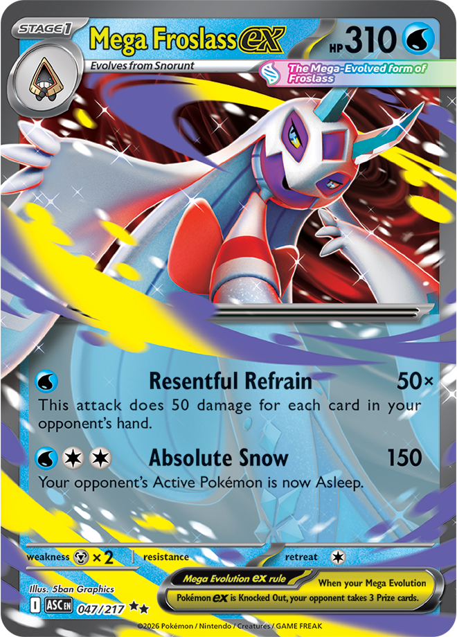 Mega Evolution - Ascended Heroes 047/217 Mega Froslass ex