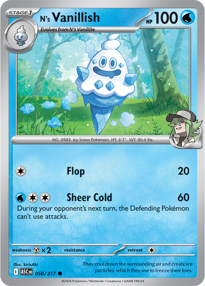 Mega Evolution - Ascended Heroes 050/217 N’s Vanillish