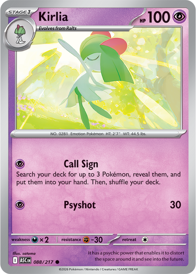 Mega Evolution - Ascended Heroes 088/217 Kirlia