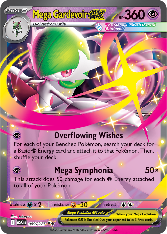 Mega Evolution - Ascended Heroes 089/217 Mega Gardevoir ex