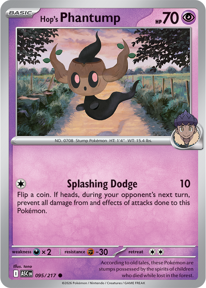 Mega Evolution - Ascended Heroes 095/217 Hop’s Phantump