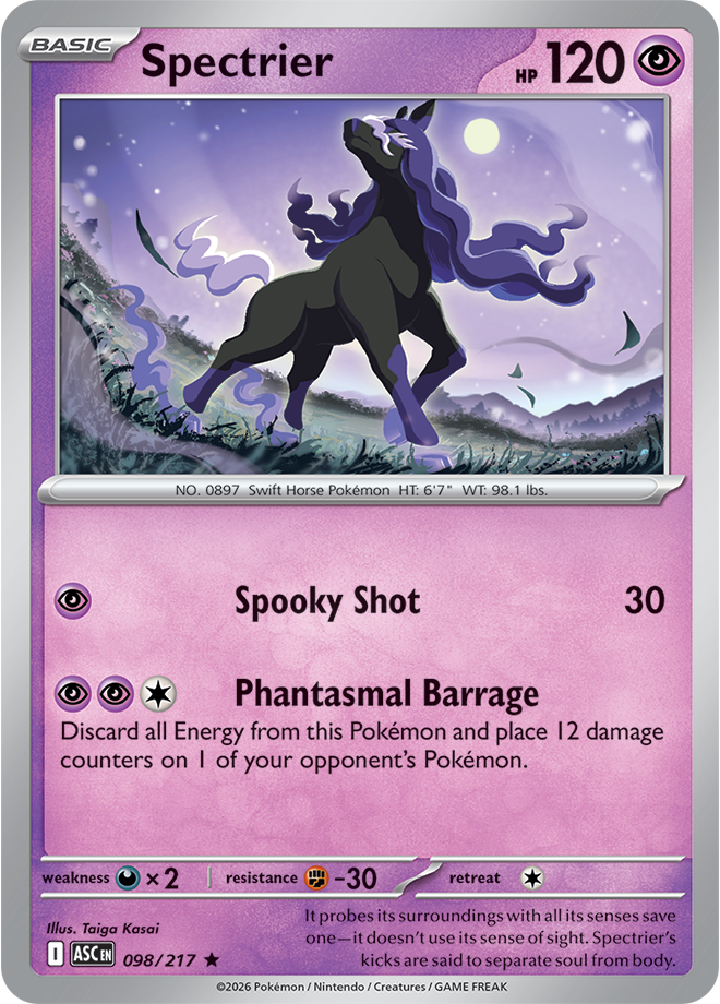 Mega Evolution - Ascended Heroes 098/217 Spectrier Holo