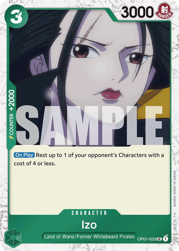 OP01-033 | UC | CHARACTER Izo Jolly Rodger Foil
