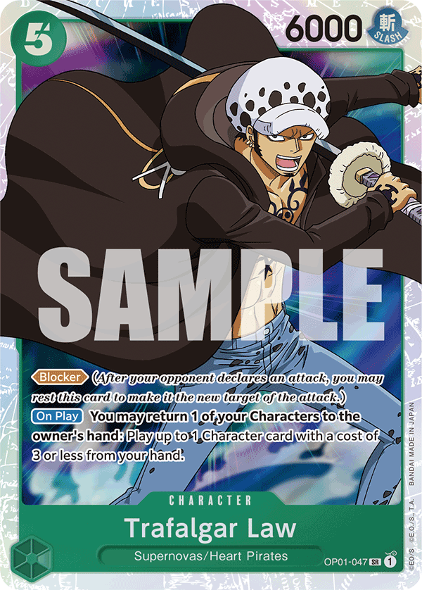 OP01-047 | SR | CHARACTER Trafalgar Law