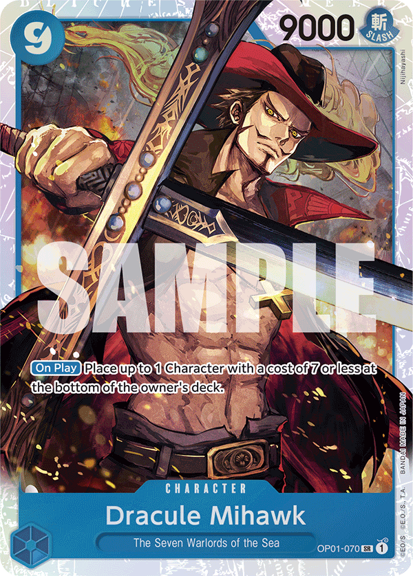 OP01-070 | SR | CHARACTER Dracule Mihawk