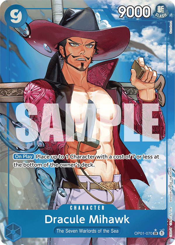 OP01-070 | SR | CHARACTER Dracule Mihawk Parallel