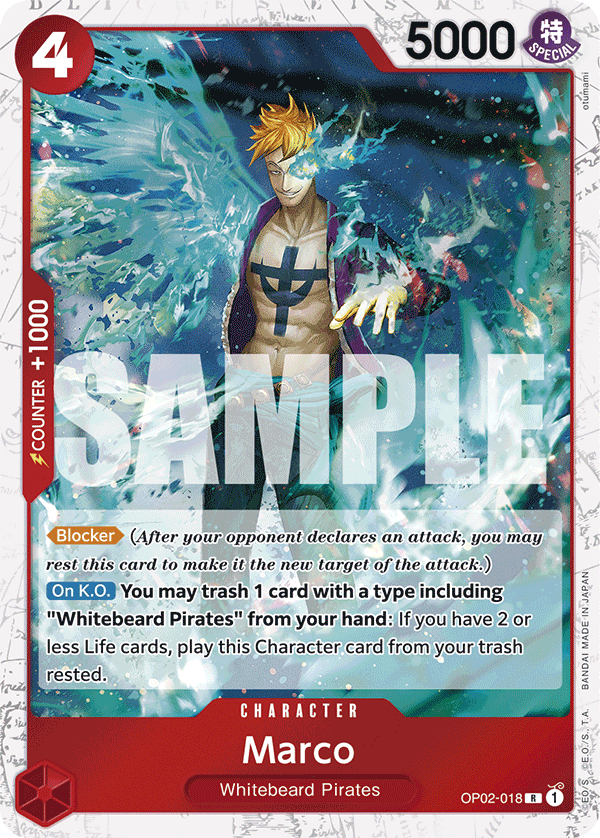 OP02-018 | R | CHARACTER Marco Jolly Rodger Foil