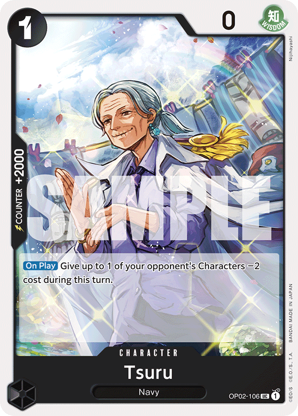 OP02-106 CHARACTER Tsuru ST-19