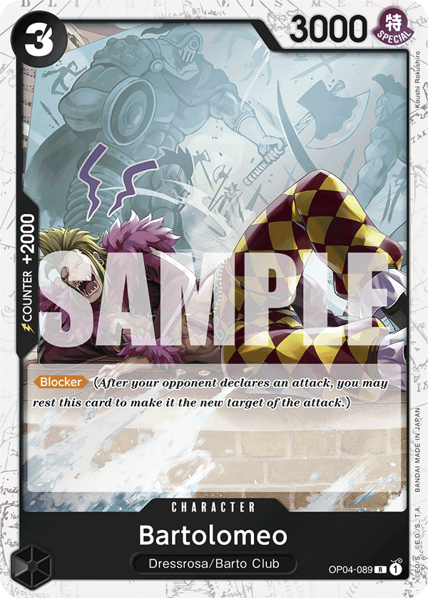 OP04-089 | R | CHARACTER Bartolomeo Jolly Rodger Foil