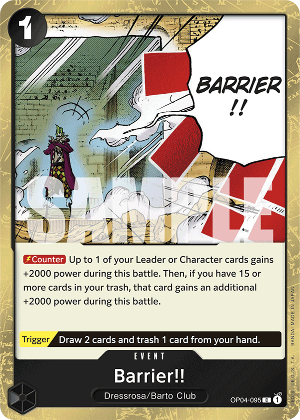 OP04-095 | C | EVENT Barrier!! Jolly Rodger Foil
