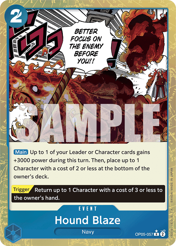 OP05-057 | R | EVENT Hound Blaze Full Art Foil