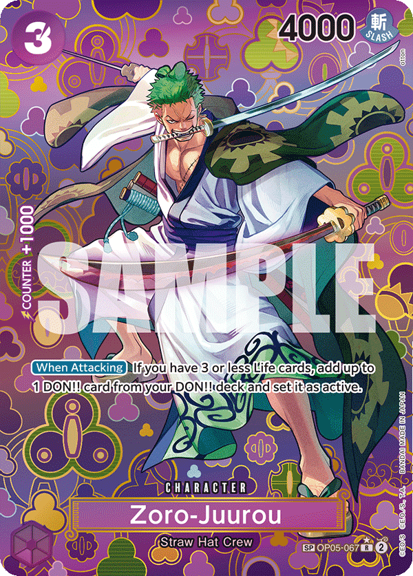 OP05-067 | SP CARD | CHARACTER Zoro-Juurou