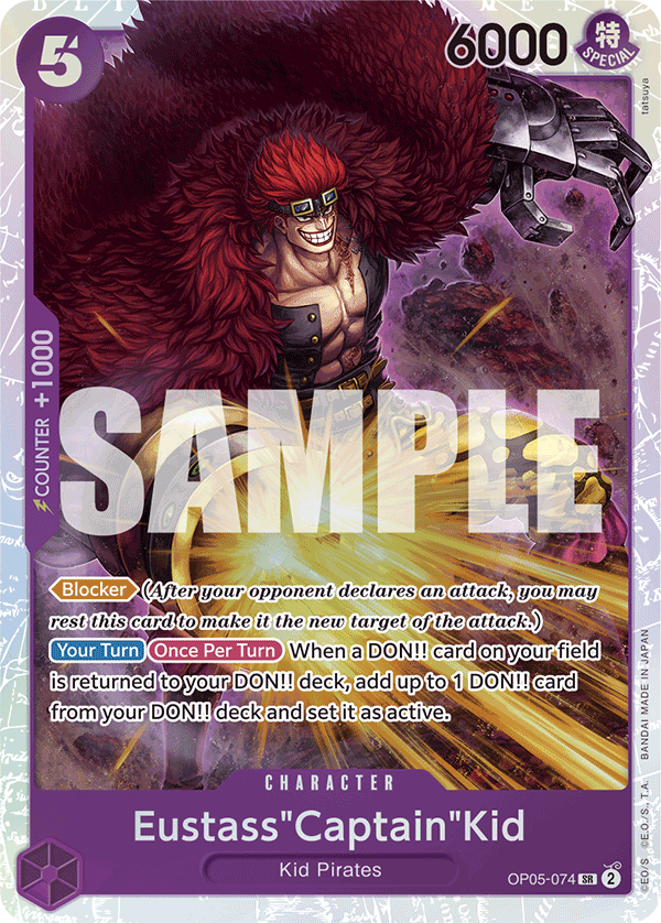 OP05-074 | SR | CHARACTER Eustass"Captain"Kid