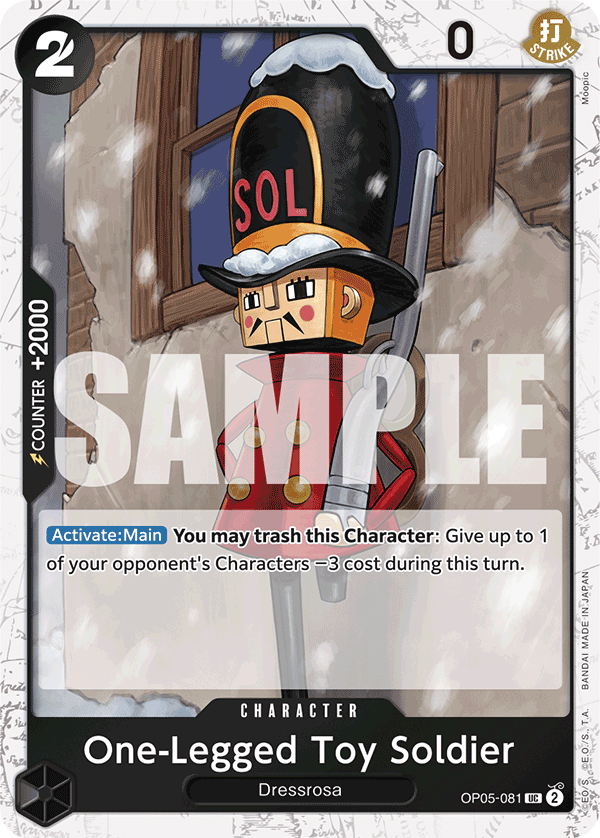 OP05-081 | UC | CHARACTER One-Legged Toy Soldier Jolly Rodger Foil