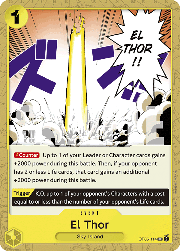 OP05-114 | UC | EVENT El Thor