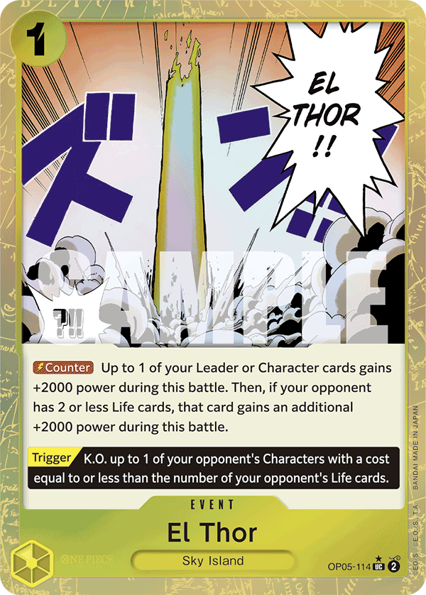OP05-114 | UC | EVENT El Thor Full Art Foil