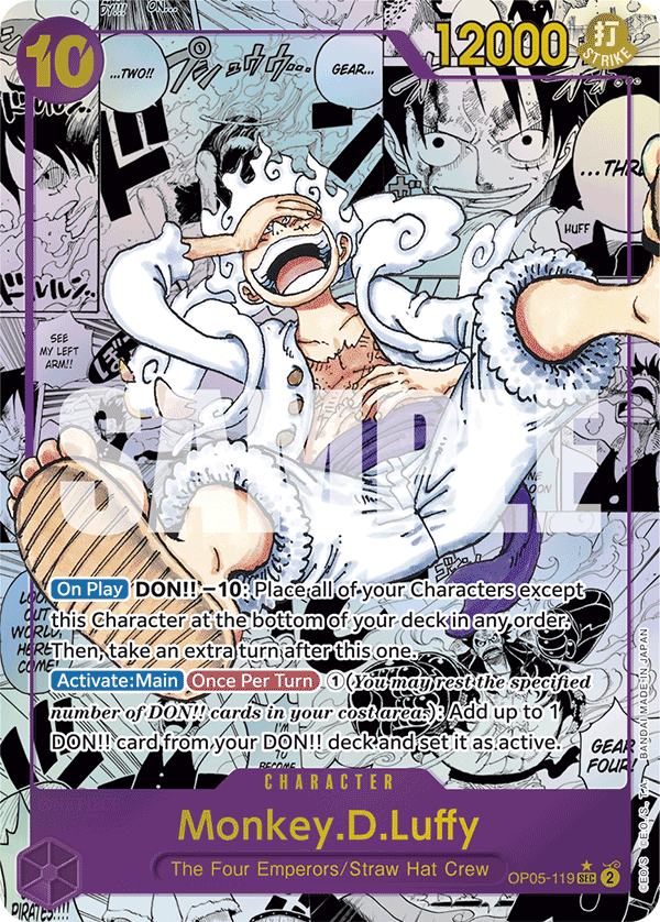 OP05-119 | SEC | CHARACTER Monkey.D.Luffy Manga
