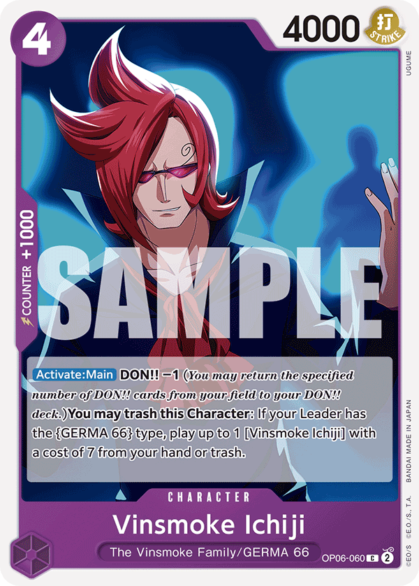 OP06-060 | C | CHARACTER Vinsmoke Ichiji