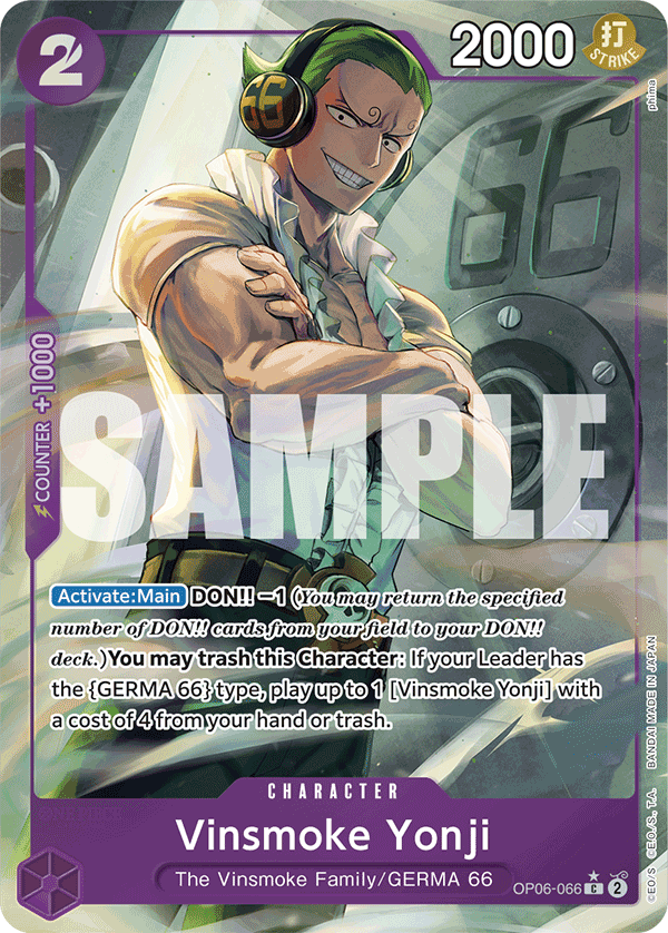 OP06-066 | C | CHARACTER Vinsmoke Yonji Parallel
