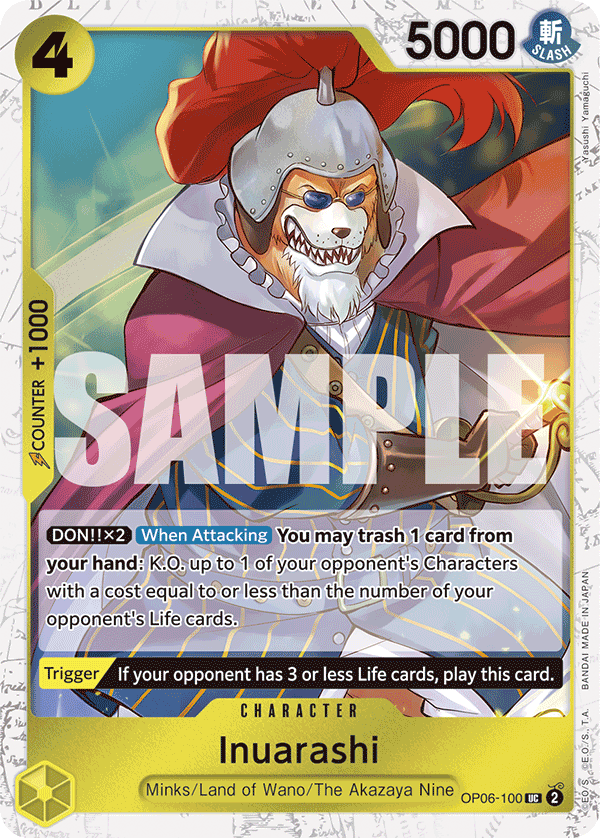 OP06-100 | UC | CHARACTER Inuarashi Jolly Rodger Foil