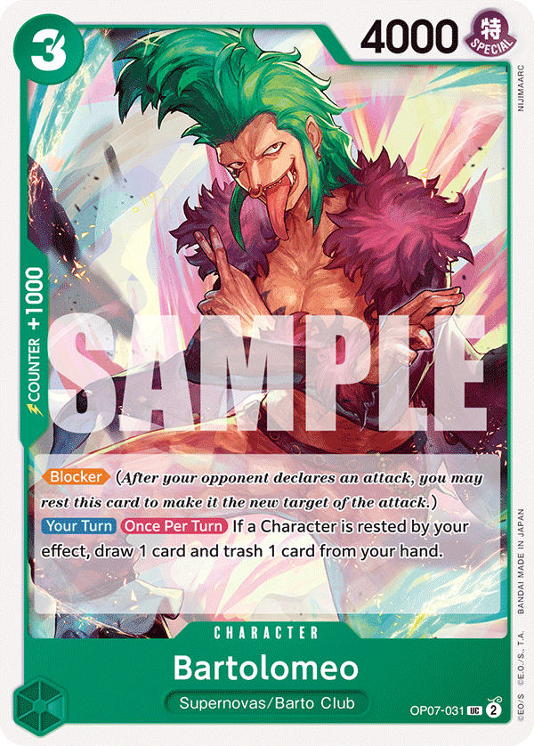 OP07-031 | UC | CHARACTER Bartolomeo