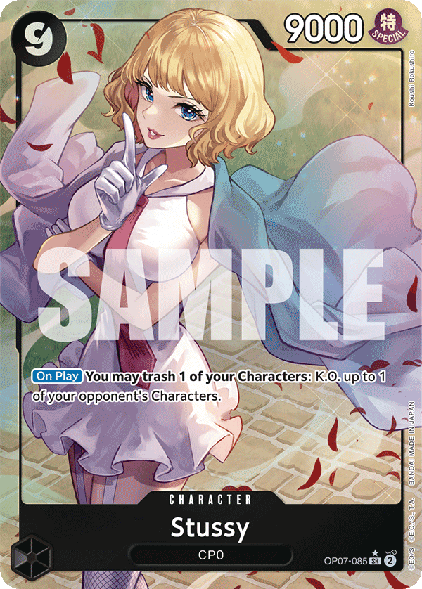 OP07-085 | SR | CHARACTER Stussy Parallel