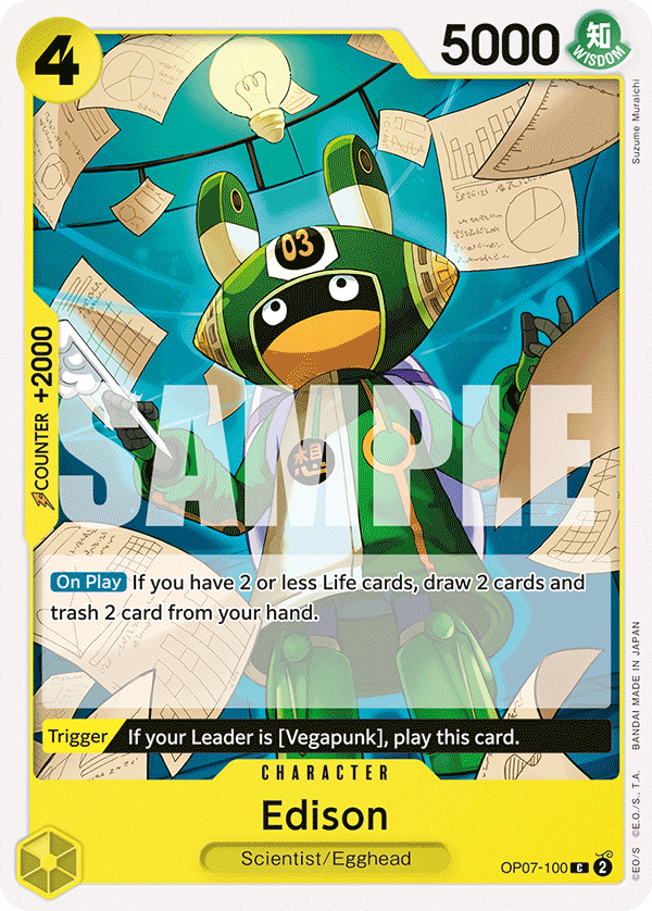 OP07-100 | C | CHARACTER Edison