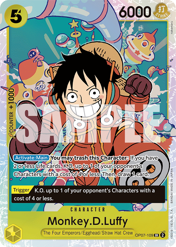 OP07-109 | SR | CHARACTER Monkey.D.Luffy