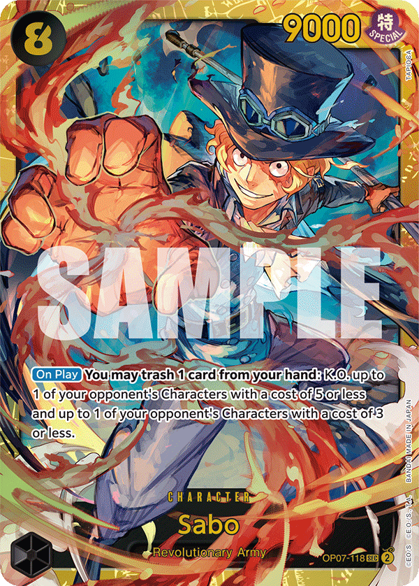OP07-118 | SEC | CHARACTER Sabo