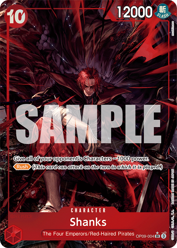 OP09-004 | SR | CHARACTER Shanks Parallel