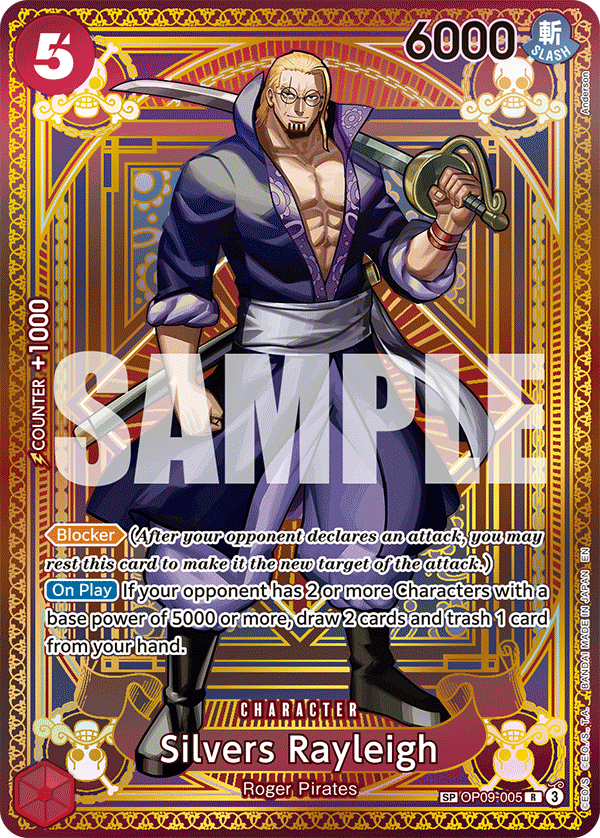 OP09-005 | SP CARD | CHARACTER Silvers Rayleigh
