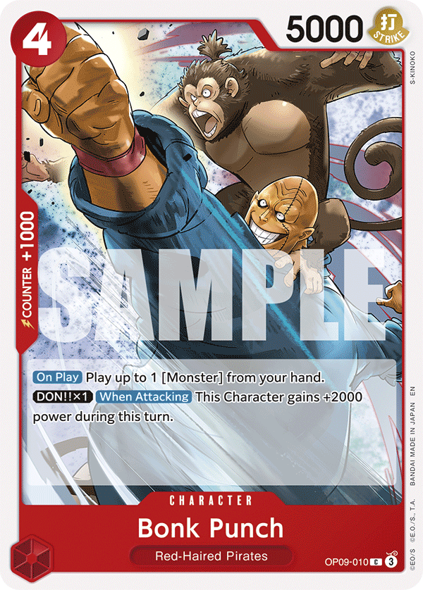 OP09-010 CHARACTER Bonk Punch ST23
