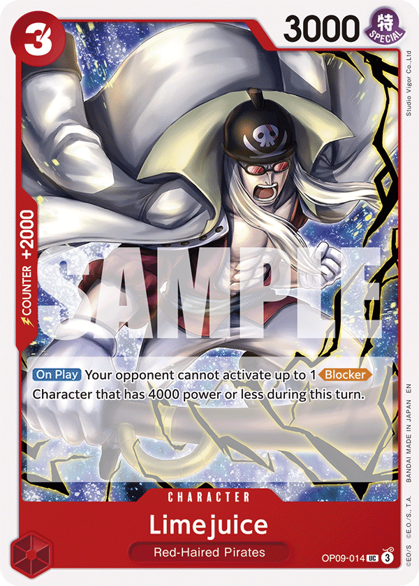 OP09-014 CHARACTER Limejuice ST23