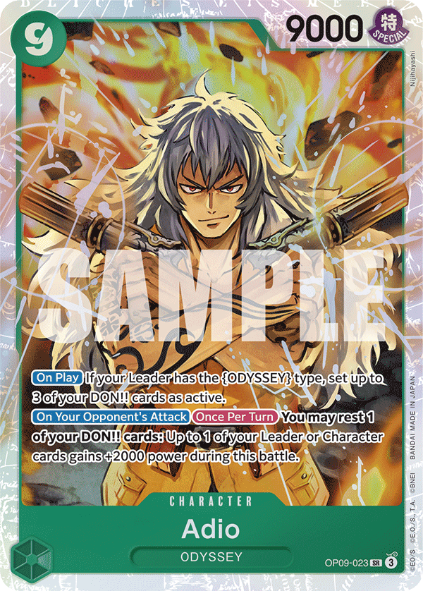OP09-023 | SR | CHARACTER Adio