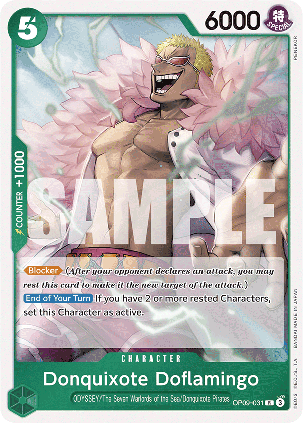 OP09-031 | R | CHARACTER Donquixote Doflamingo