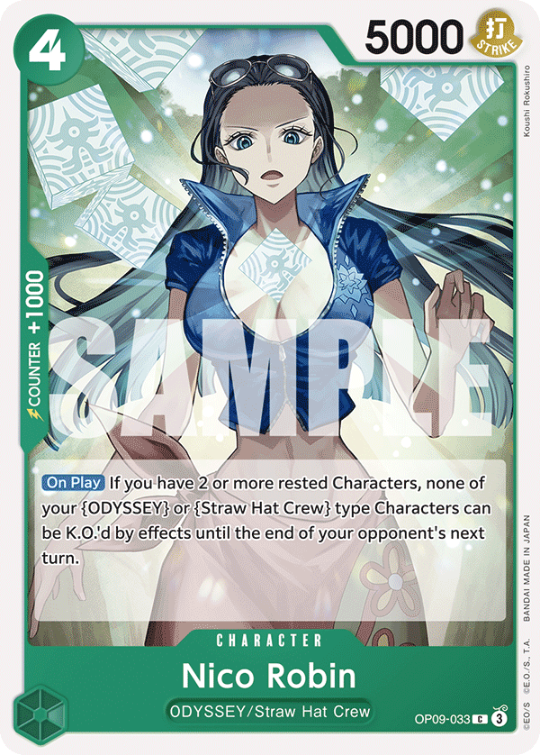 OP09-033 | C | CHARACTER Nico Robin