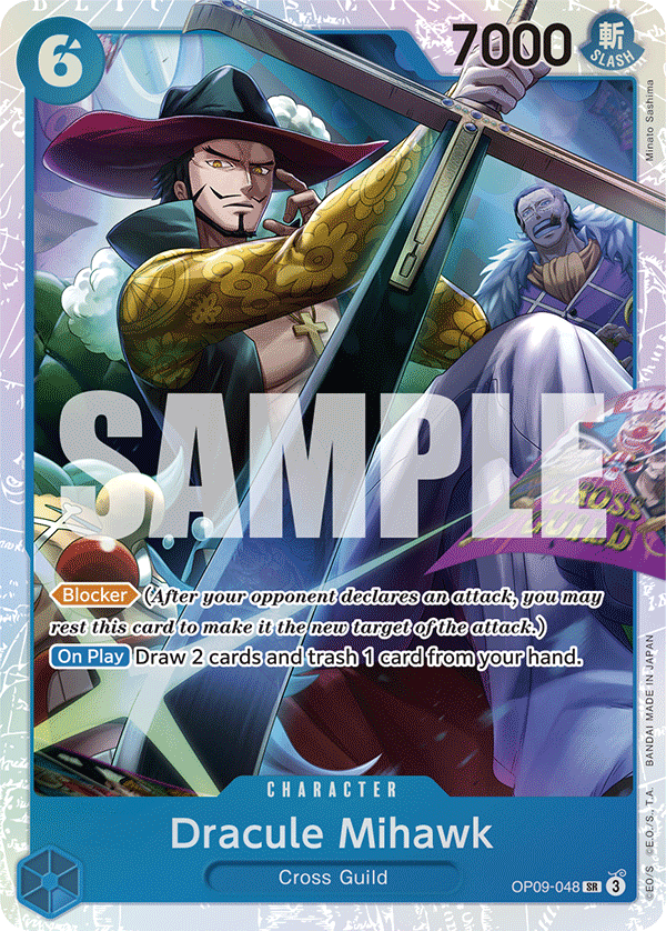 OP09-048 | SR | CHARACTER Dracule Mihawk