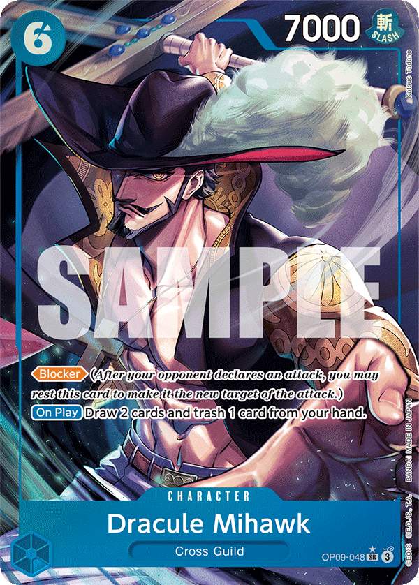 OP09-048 | SR | CHARACTER Dracule Mihawk Parallel