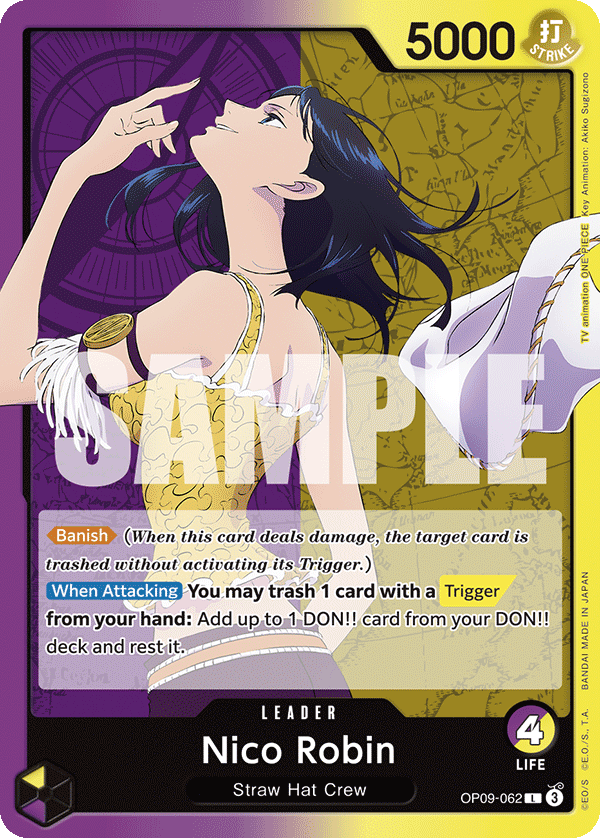 OP09-062 | L | LEADER Nico Robin