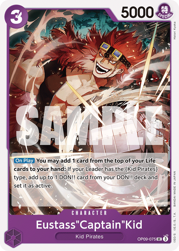 OP09-075 | UC | CHARACTER Eustass"Captain"Kid