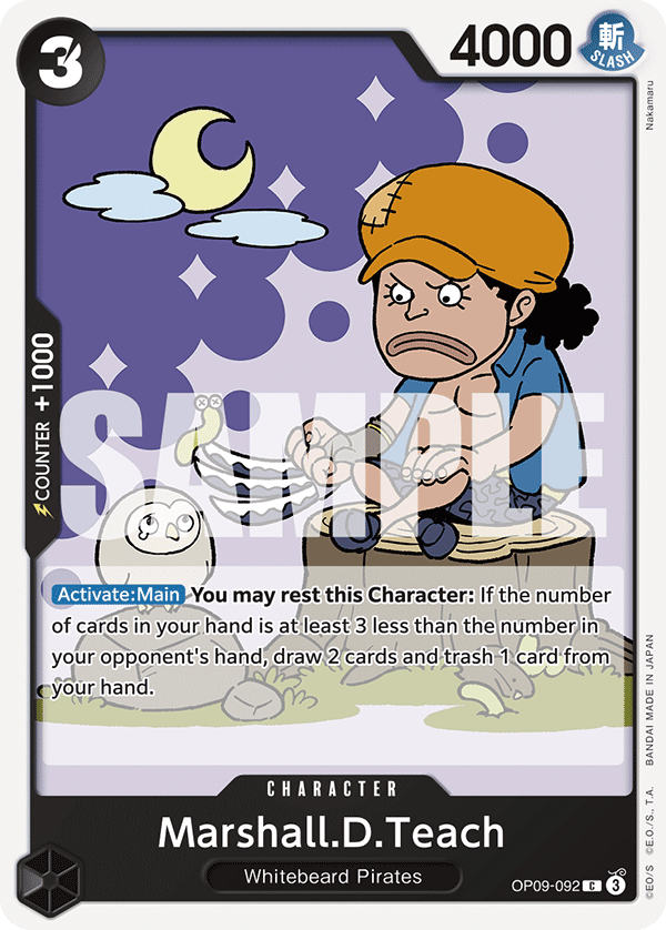 OP09-092 | C | CHARACTER Marshall.D.Teach