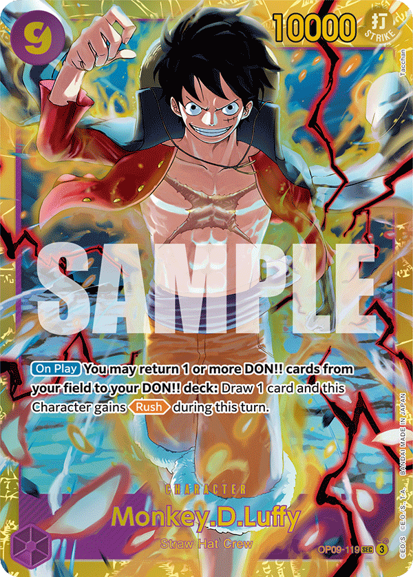 OP09-119 | SEC | CHARACTER Monkey.D.Luffy