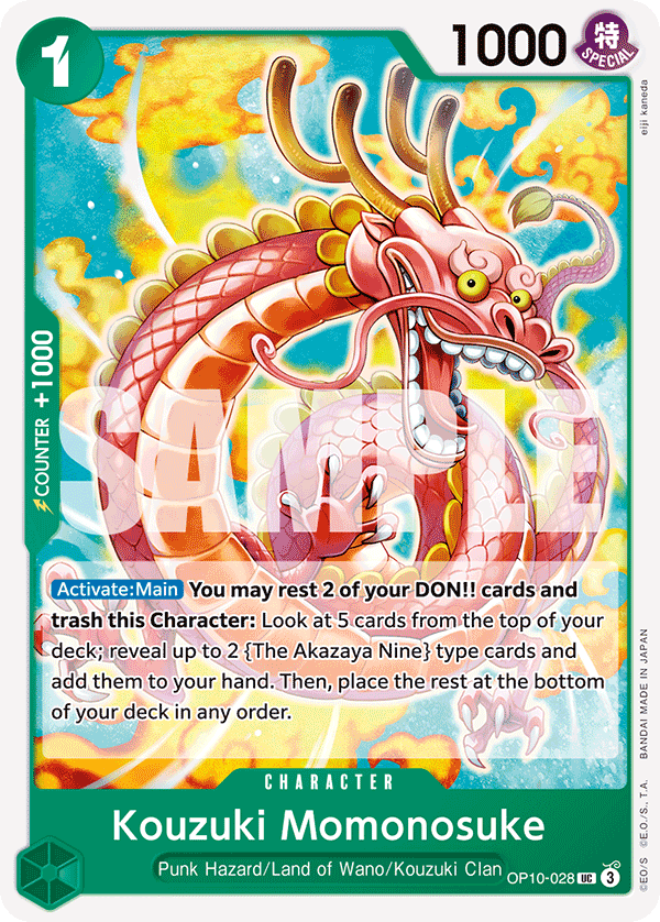 OP10-028 | UC | CHARACTER Kouzuki Momonosuke